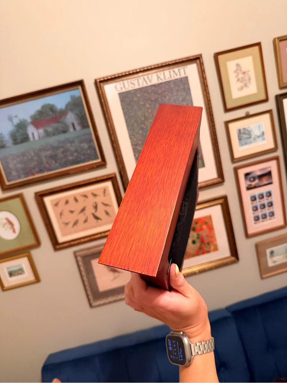 Classic Redwood Multi-Opening Picture Frame